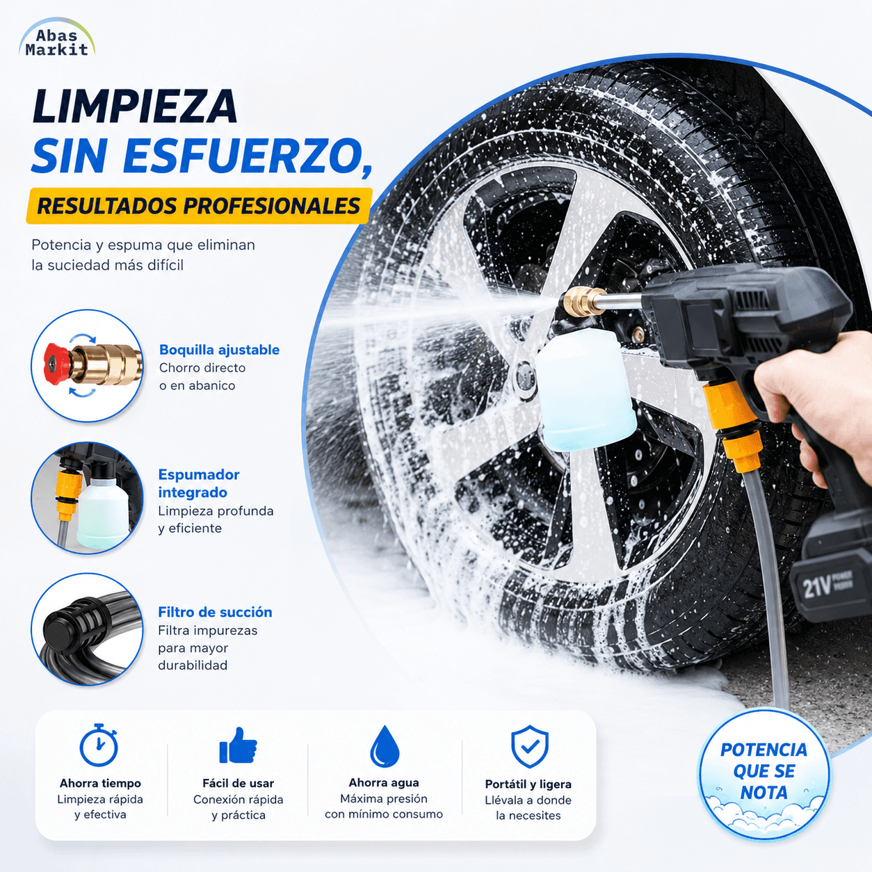 CleanPro - Potencia portátil para cada rincón