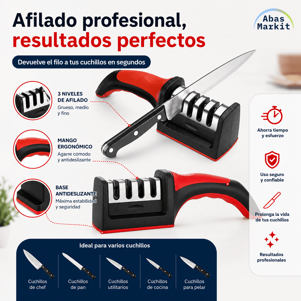 KnifeUp - Cortar sin esfuerzo, como recién comprado