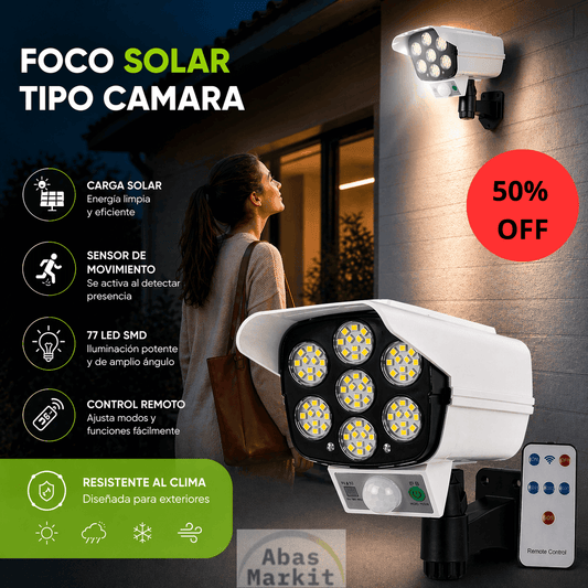 FOCO SOLAR TIPO CÁMARA