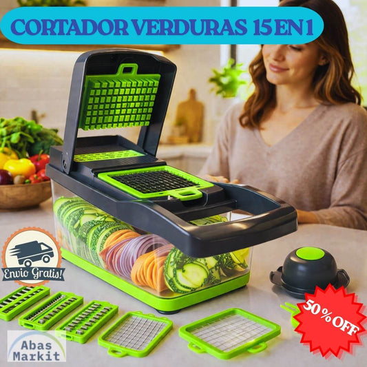 CORTADOR DE VEGETALES 15 EN 1